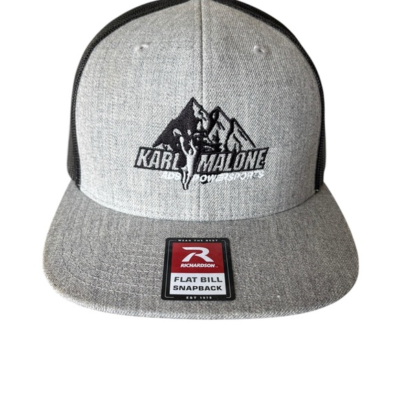 Other - Karl Malone flat bill nwt snap back trucker hat. ADS sports.